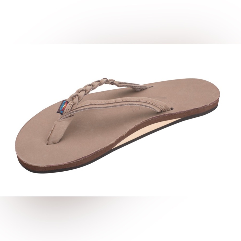 Rainbow Sandals Flirty Single Layer Leather Strap Women’s Size 6.5-7.5 BNWT